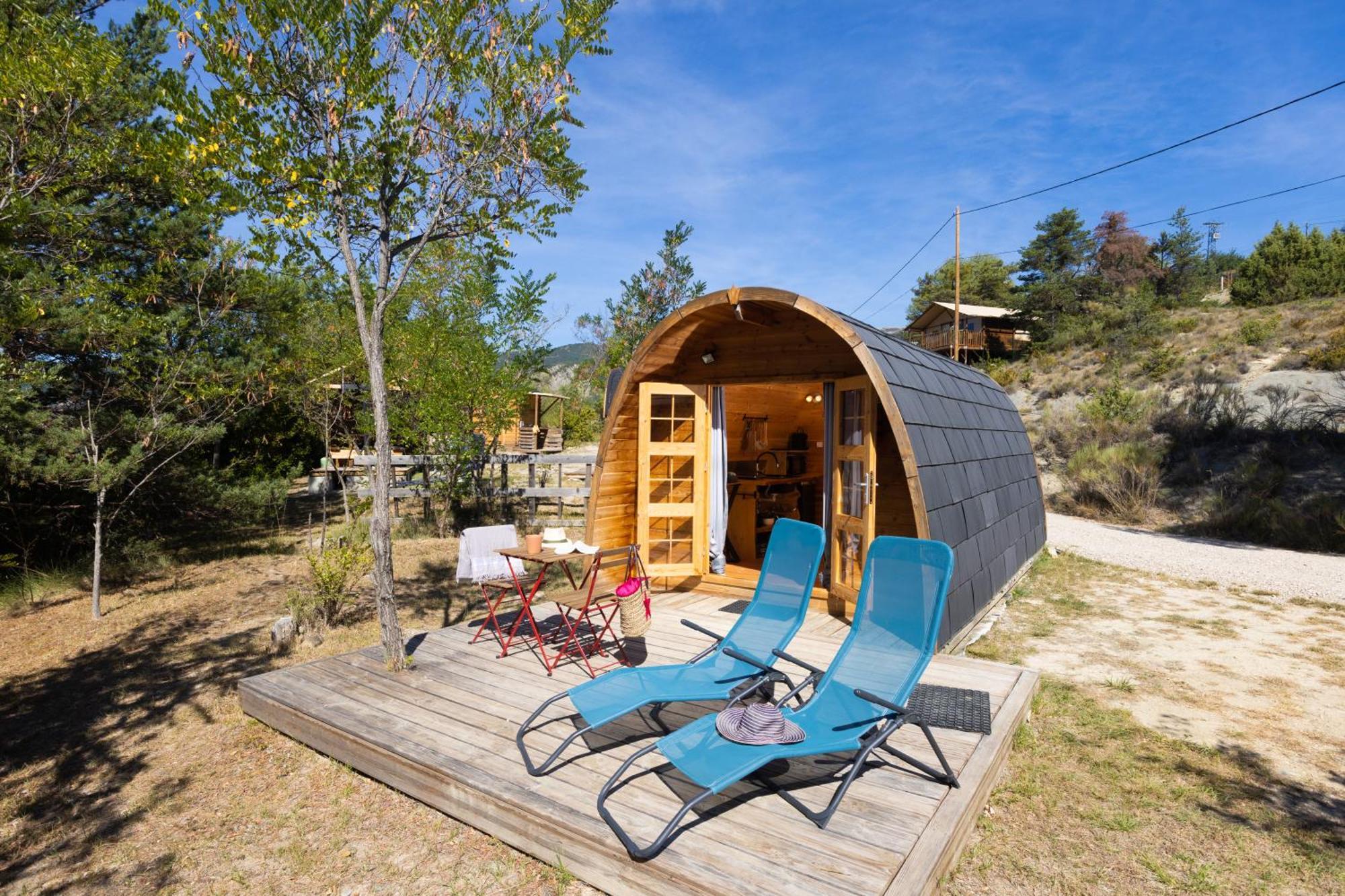 Camping Les Hauts De Rosans Dış mekan fotoğraf